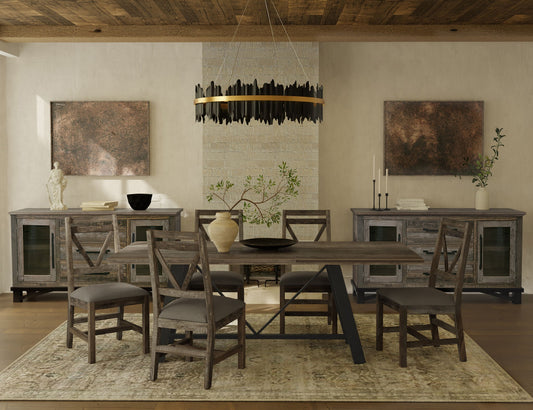 Loft - Table Top - Two Tone Gray / Brown