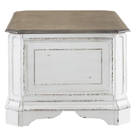Magnolia Manor - Storage Trunk - Antique White
