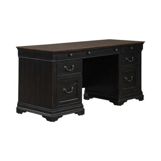 Meritage - Jr Executive Credenza - Black