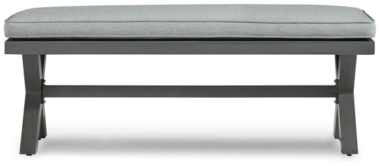 Elite Park - Bench With Cushion - Gray