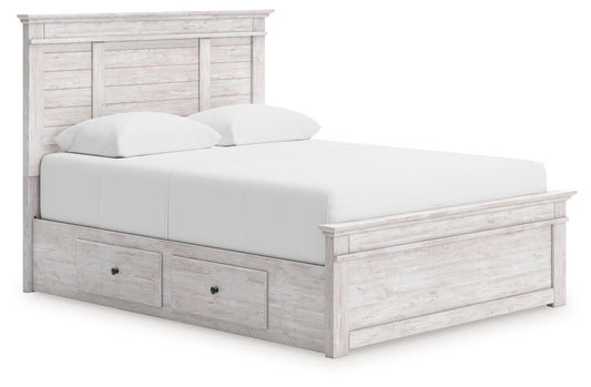 Makidern - Panel Storage Bed
