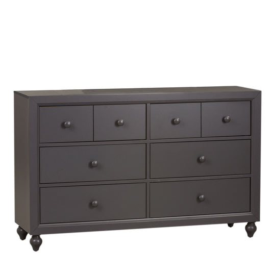 Cottage View - 6 Drawer Dresser - Dark Gray