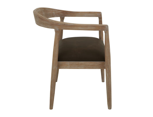 Teak - Chair - Ivory White