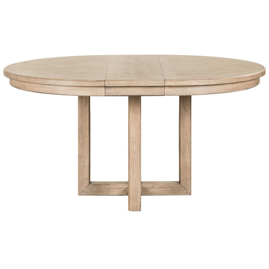 Proximity Place - Pedestal Table - Barley Buff