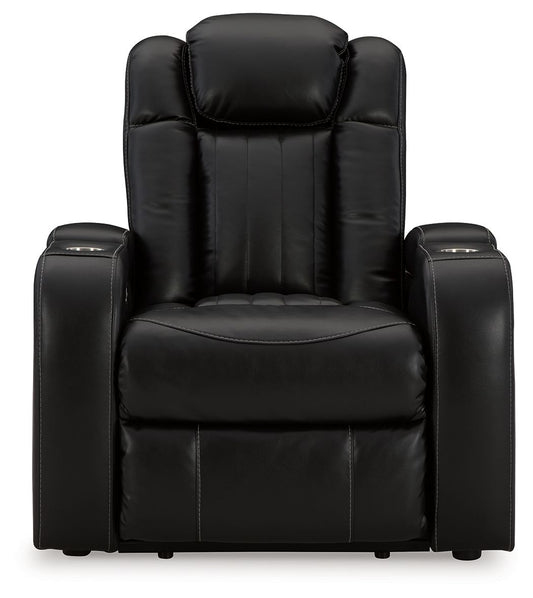 Caveman Den - Power Recliner/ Adj Headrest - Midnight