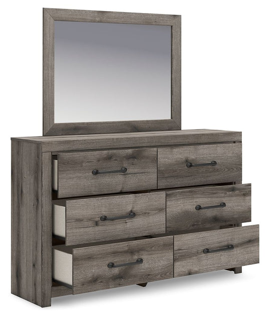 Graystorm - Dresser And Mirror - Brown Gray