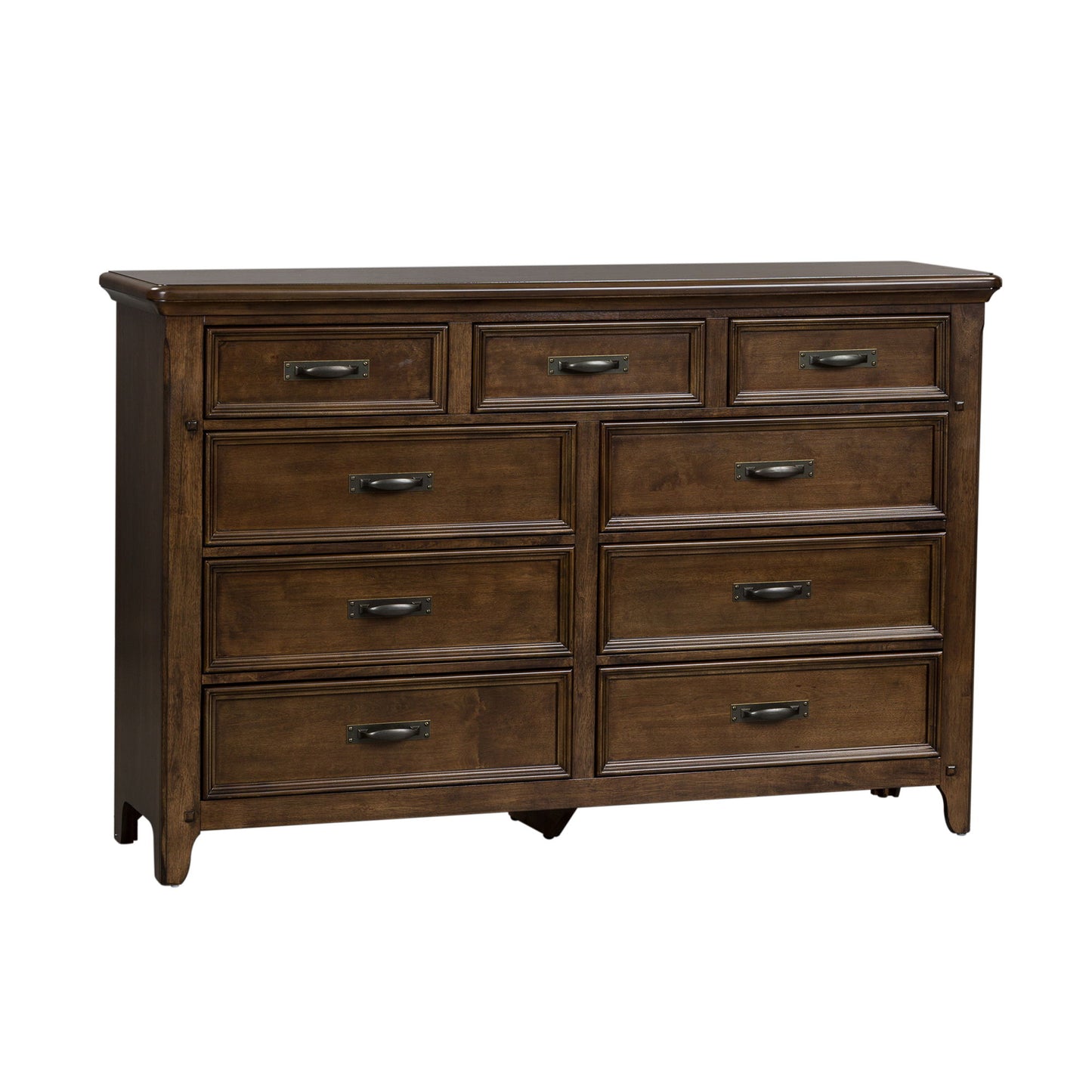 Saddlebrook - 9 Drawer Dresser - Tobacco