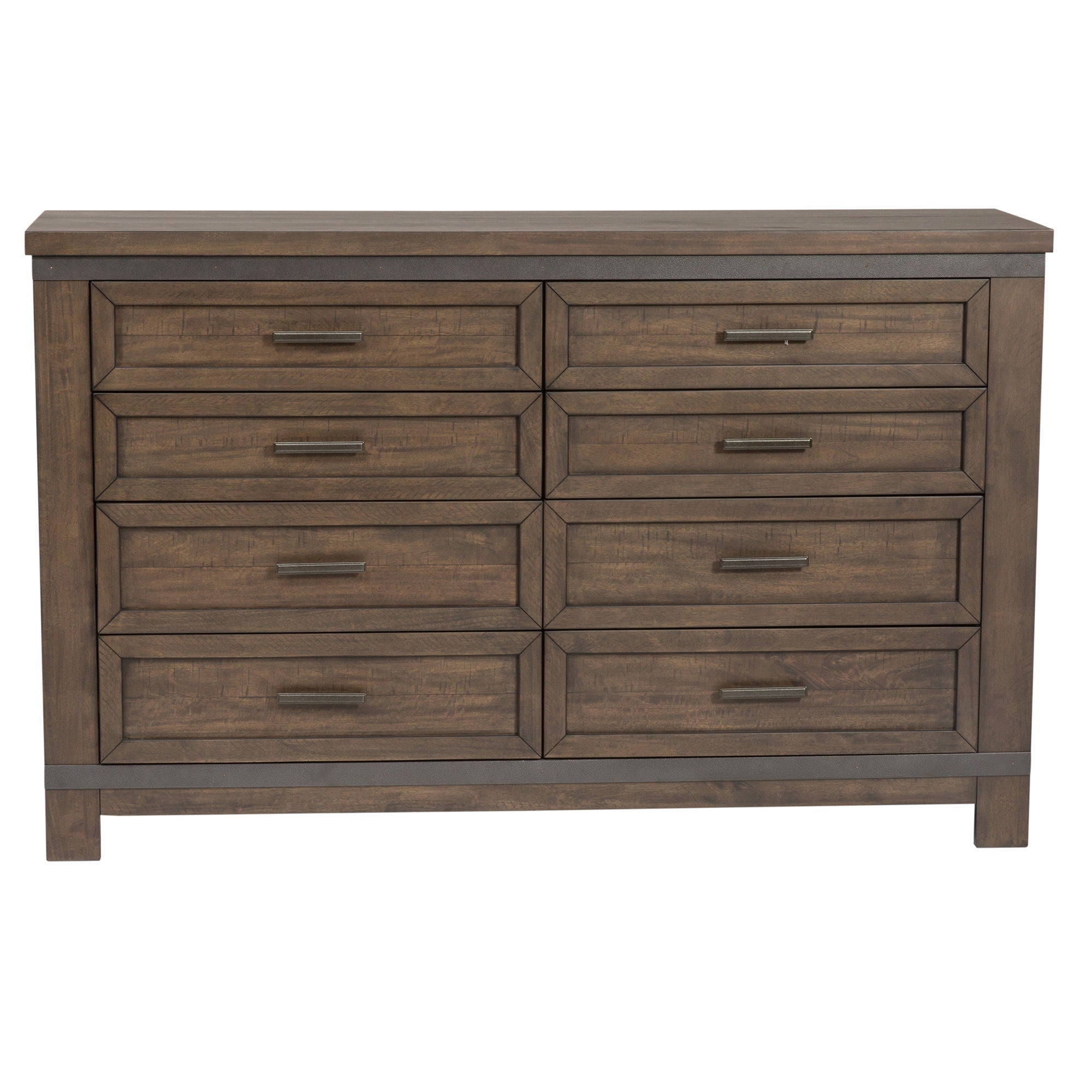dresser dark brown Liberty Thornwood Hills Beaten Gray 8 Drawer Dresser