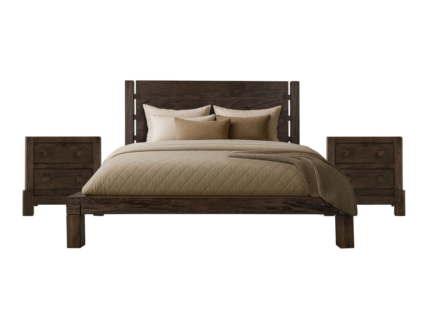 Atenas - Queen Headboard - Brown