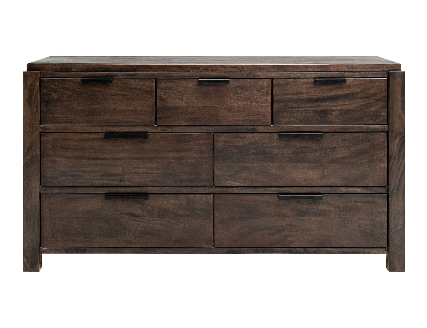 Raramuri - 7 Drawer Dresser - Dark Brown