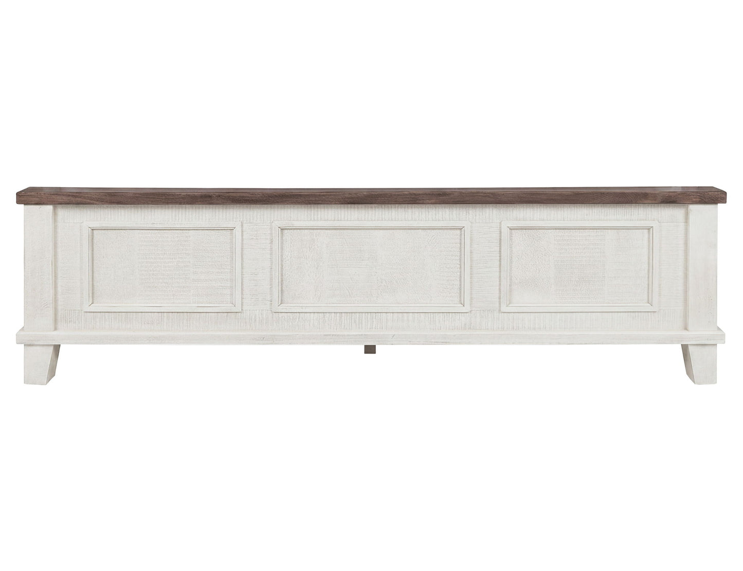 Stoa - 5/0 Queen Footboard & Rails - White / Brown