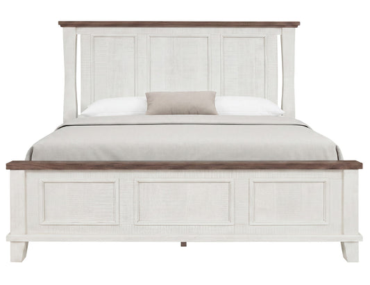 Stoa - 5/0 Queen Headboard - White / Brown