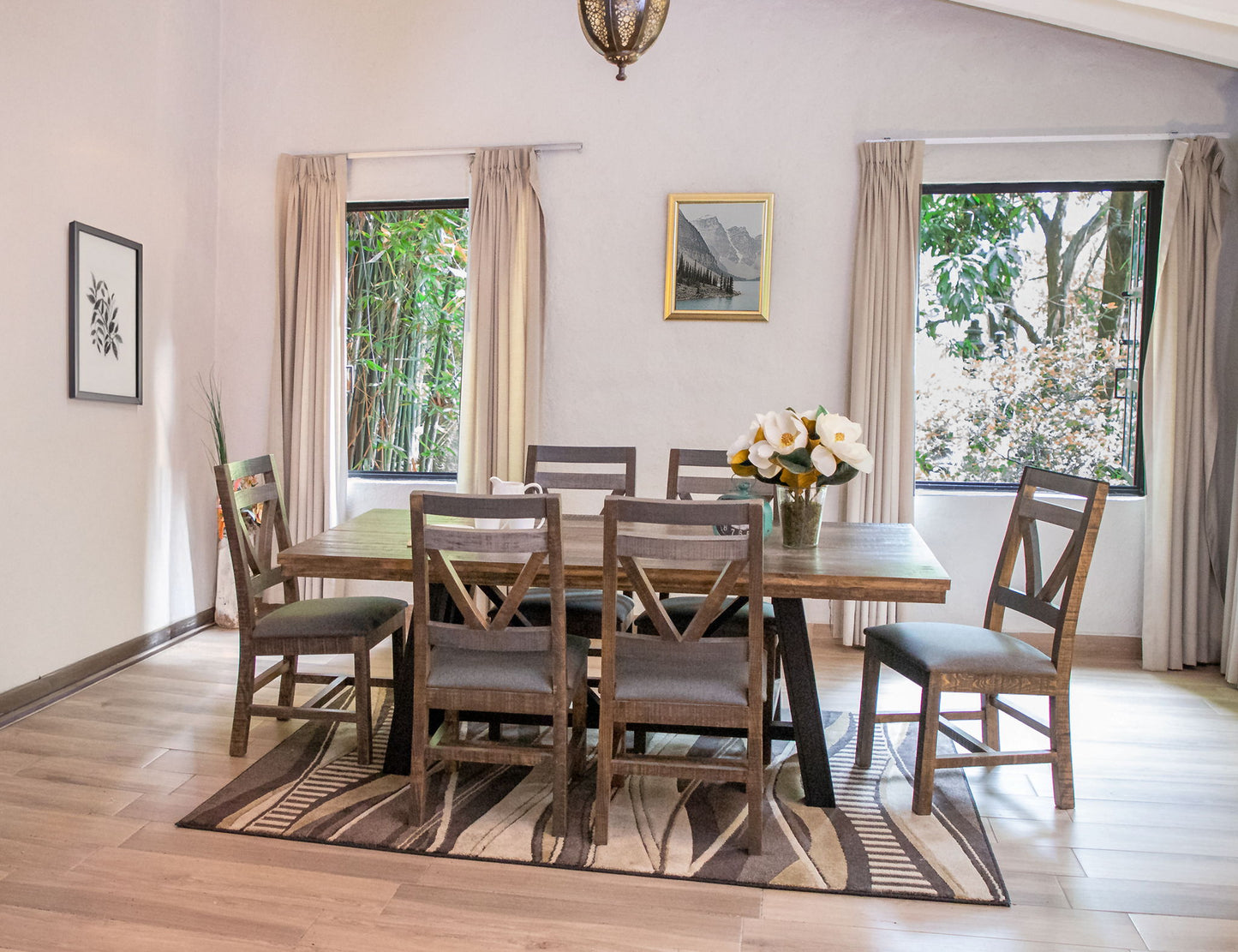 Loft - Table Top - Two Tone Gray / Brown