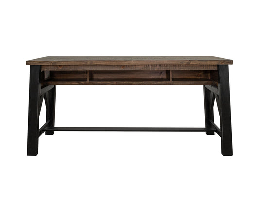 Loft Brown - Counter Height Sofa Table - Two Tone Gray / Brown