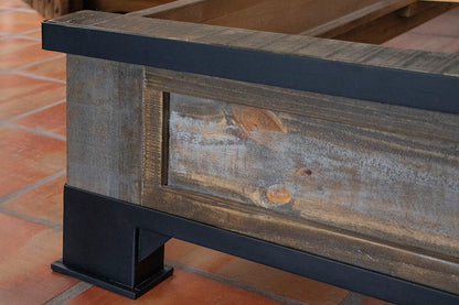 Antique - Queen Platform - Gray / Brown