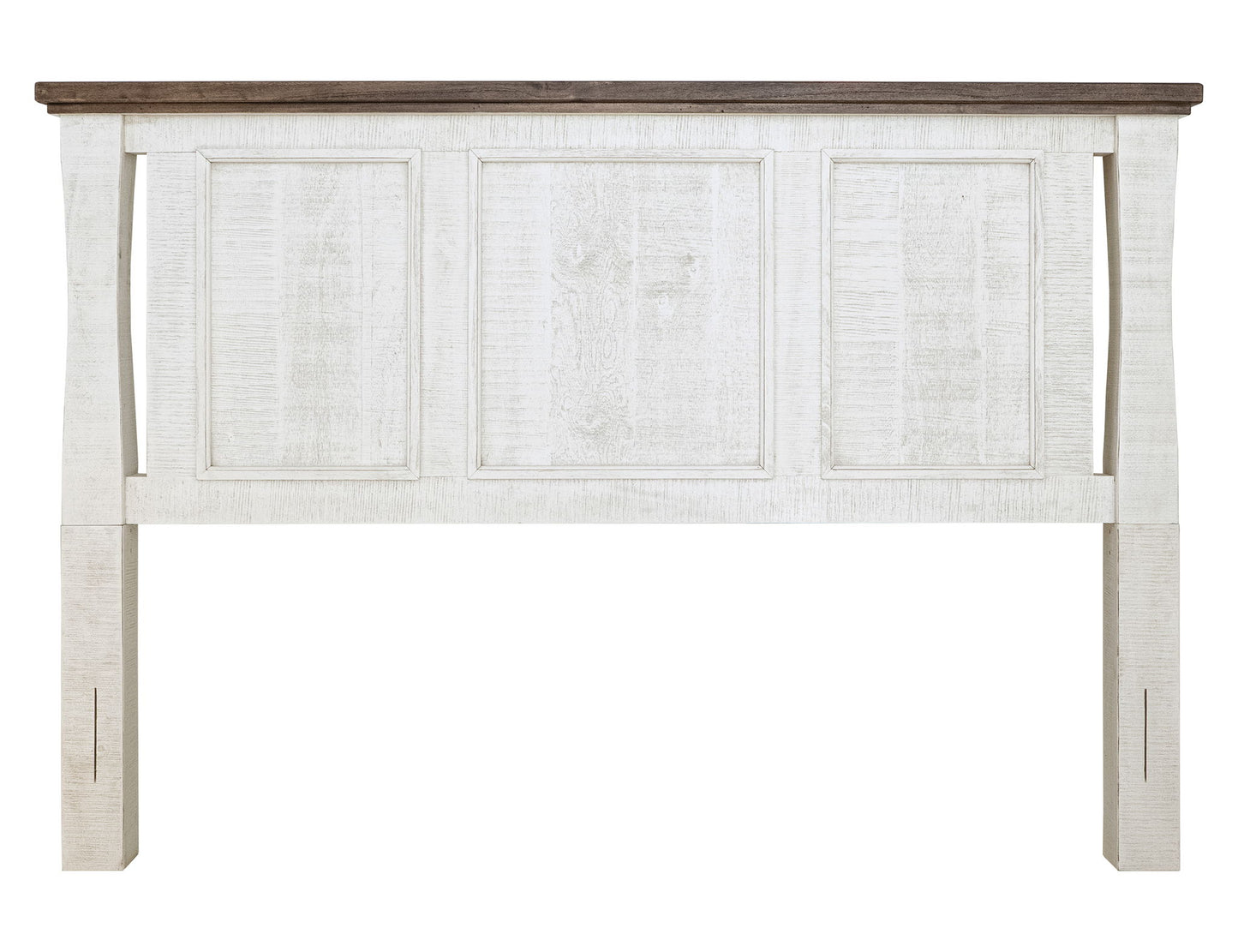 Stoa - 5/0 Queen Headboard - White / Brown