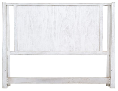 Roots - 6/6 Eastern King Headboard - White