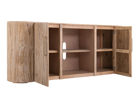 White Balam - TV Stand - Ivory White