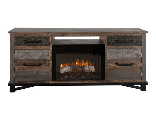 Loft Brown - 70.25" Console - Multicolor