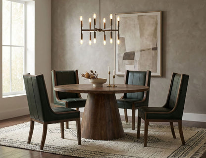Balam - Round Table Base - Brown