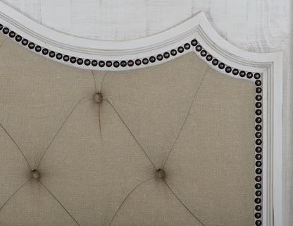 Bella - Queen Headboard - Vintage White