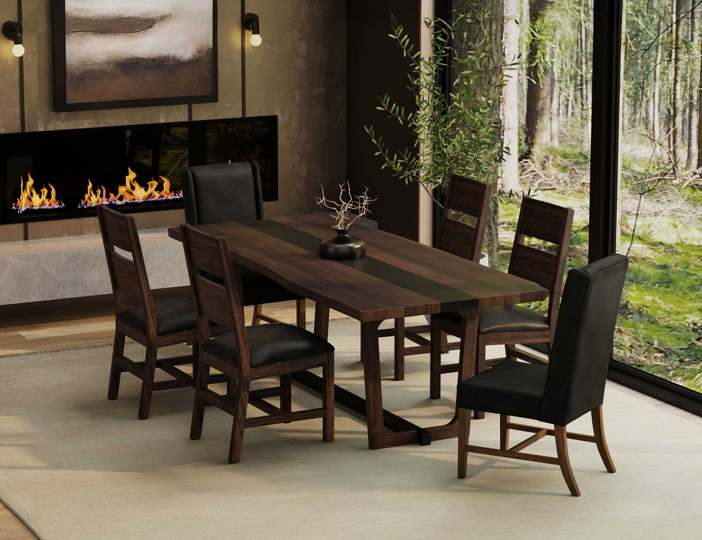 Riverwood - Table Top - Pecan Brown