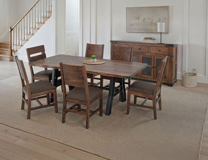 Parota - Table Base - Cinnamon Brown