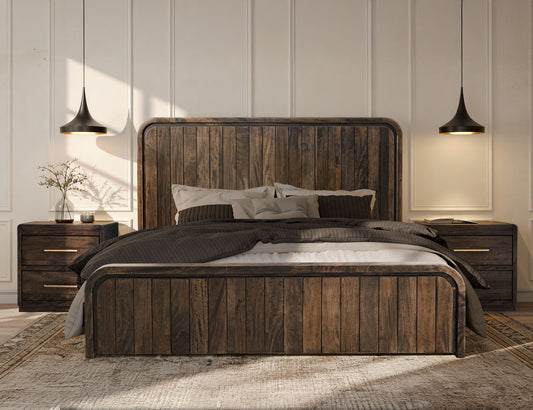 Mezquite - King 6/6 Platform - Dark Brown