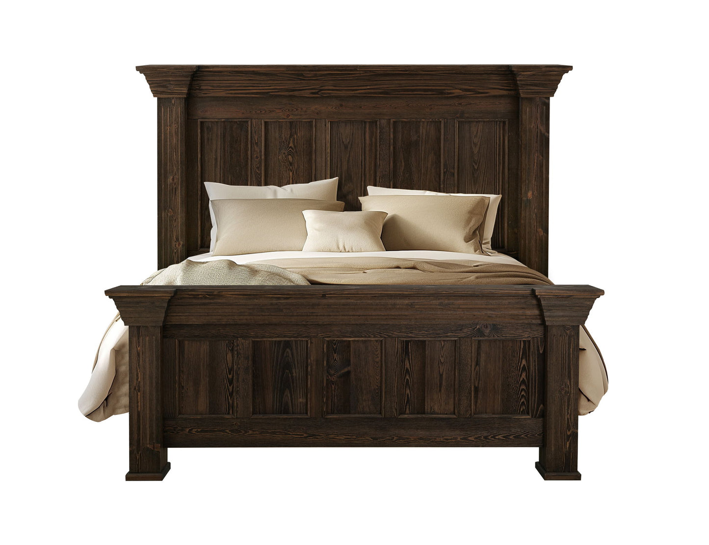 Desire - King Headboard - Mahogany Brown