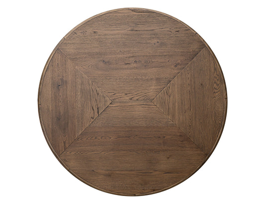 Novus Lodge - Round Table Top - Walnut Brown