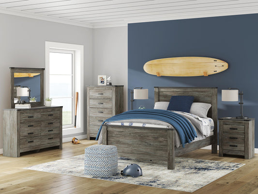 Frandern - Bedroom Mirror - Gray