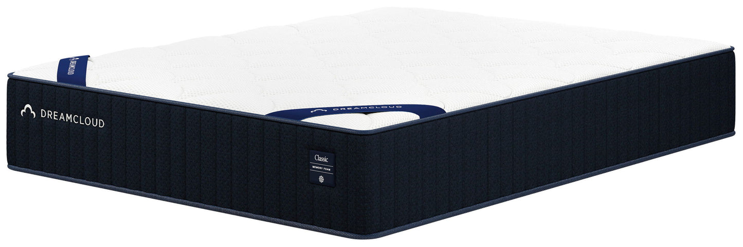 Dreamcloud Classic Memory Foam - Queen Mattress - White