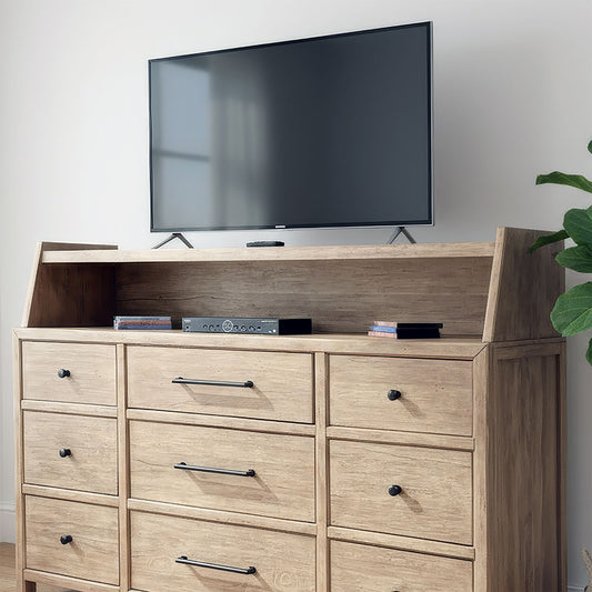 Proximity Place - Dresser Hutch - Barley Buff