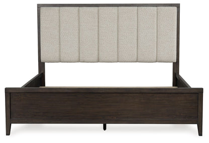 Westonfort - California King Upholstered Panel Bed - Espresso