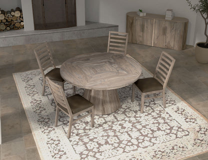 Balam - Round Table Top - Ivory White