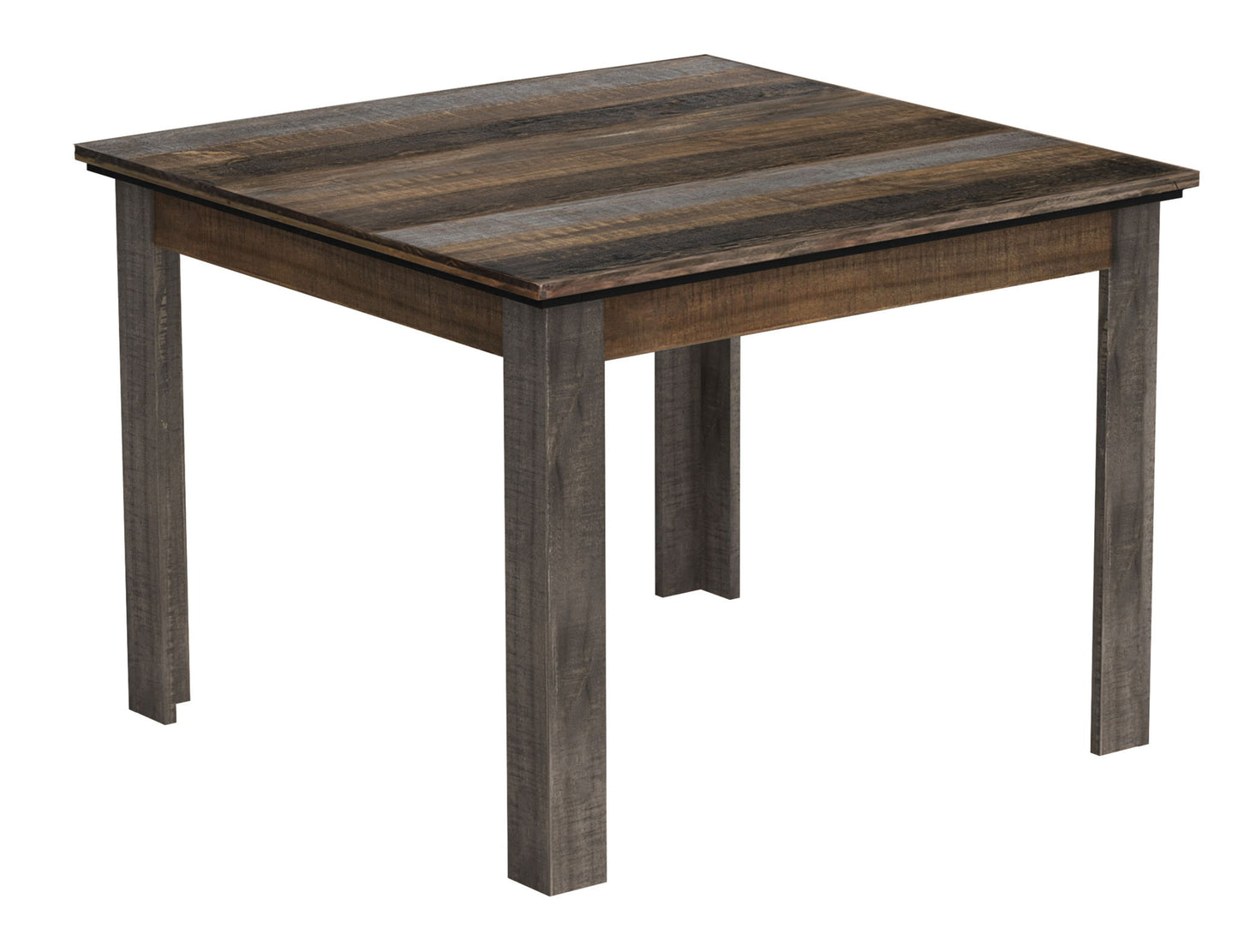 Loft - 42" Table - Two Tone Gray / Brown