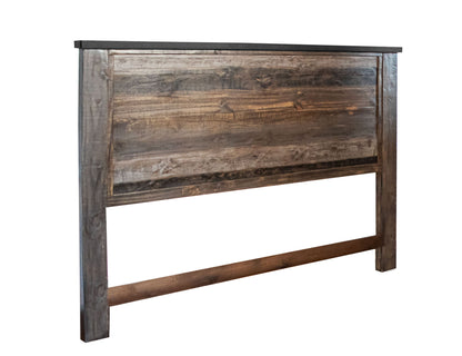 Antique - Queen Headboard - Gray / Brown
