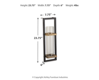 Colburn - Wall Sconce - Natural / Black