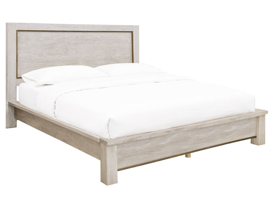 Loft - 6/6 Eastern King Headboard - Gray / Beige