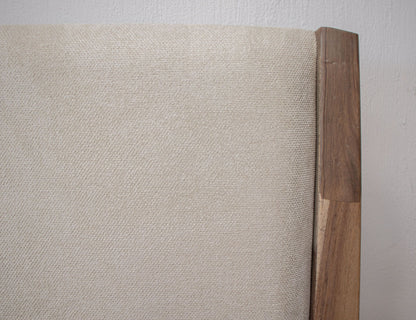 Parota Nova - King Upholster Headboard - Brown Cappuccino