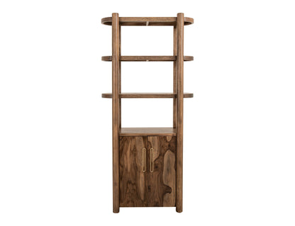 Balam - Pier With 2 Door And 3 Shelf - Light Brown