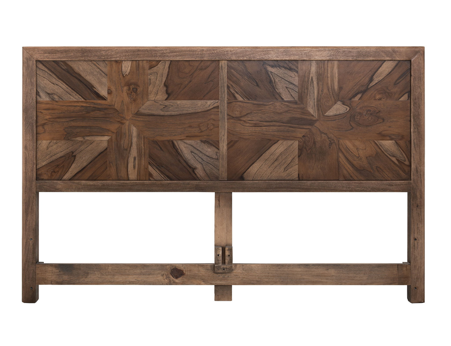 Praga - Eastern King Headboard - Almond / Barrel Brown