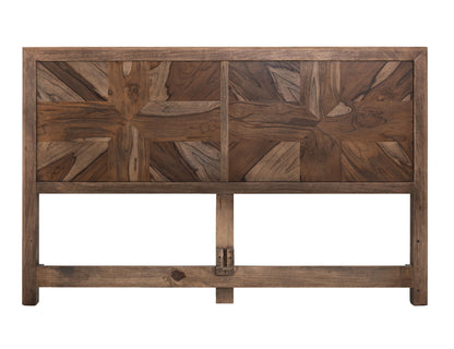 Praga - Eastern King Headboard - Almond / Barrel Brown