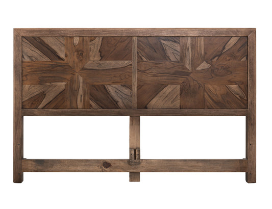 Praga - Queen Headboard - Almond / Barrel Brown