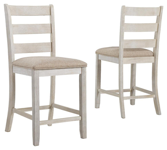 Skempton - Upholstered Barstool (Set of 2) - White