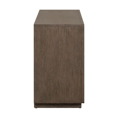 Aspen Sky - 78" TV Console - Weathered Saddle Brown