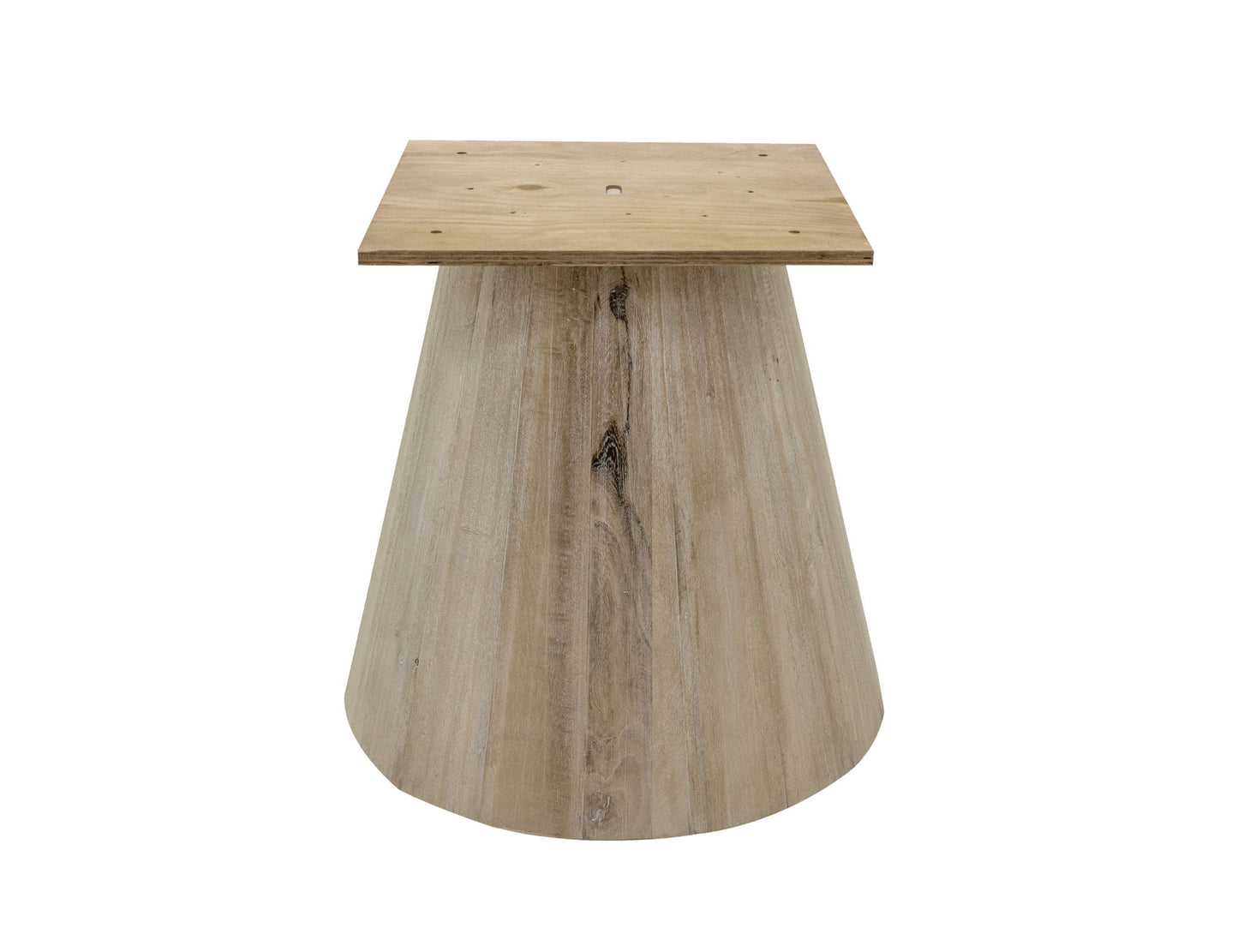 Balam - Round Table Base - Ivory White