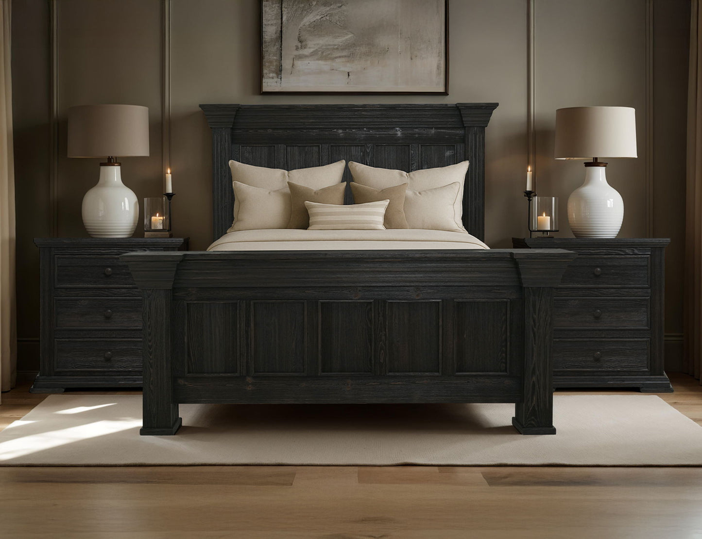 Terra - Eastern King Headboard - Tricorn Black