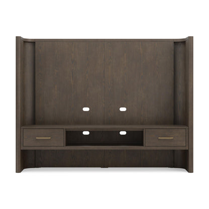 Darimore - TV Wall Console - Burnished Brown