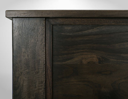 Teak - Queen Headboard - Oil Black